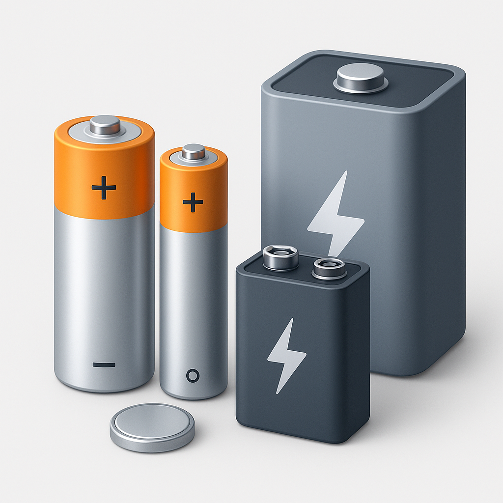 Batteries - Rechargeable, Alkaline & Specialty