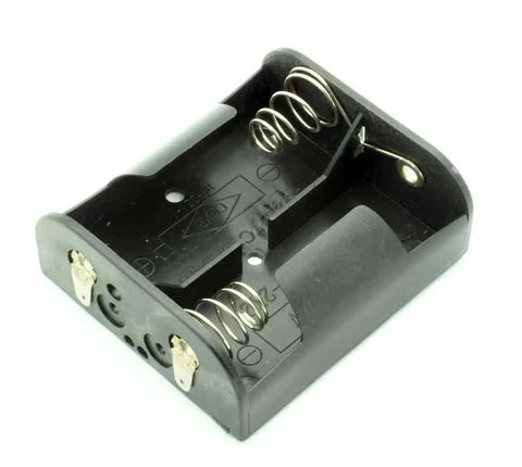 2 X Open Battery Case With Solder Terminals - View #3