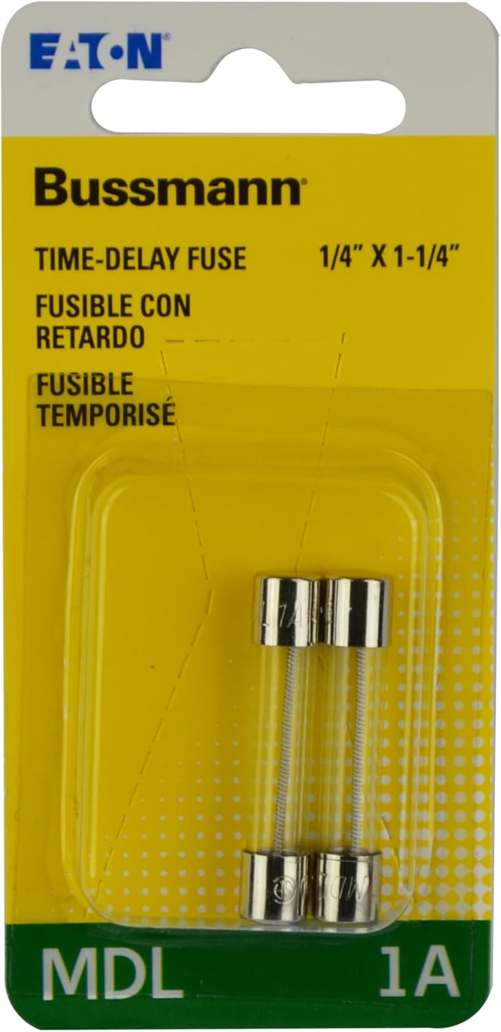 thumbnail image 2 of Bussmann MDL-3/10 3/10 Amp Time-Delay Fuses 250V - 5 Pack Glass Tube Fuses UL Listed 2 of 9