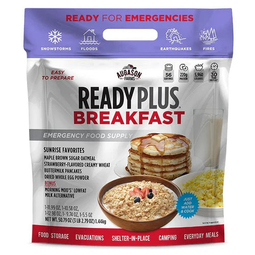 Augason Farms READY PLUS Breakfast Variety Pouch