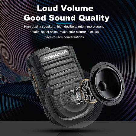 TIDRADIO Wireless Bluetooth Speaker Mic