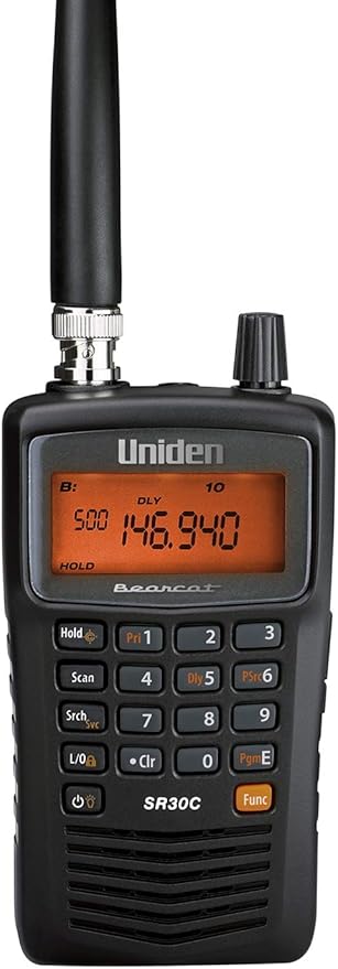 Uniden Bearcat SR30C 500-Channel Compact Handheld Scanner