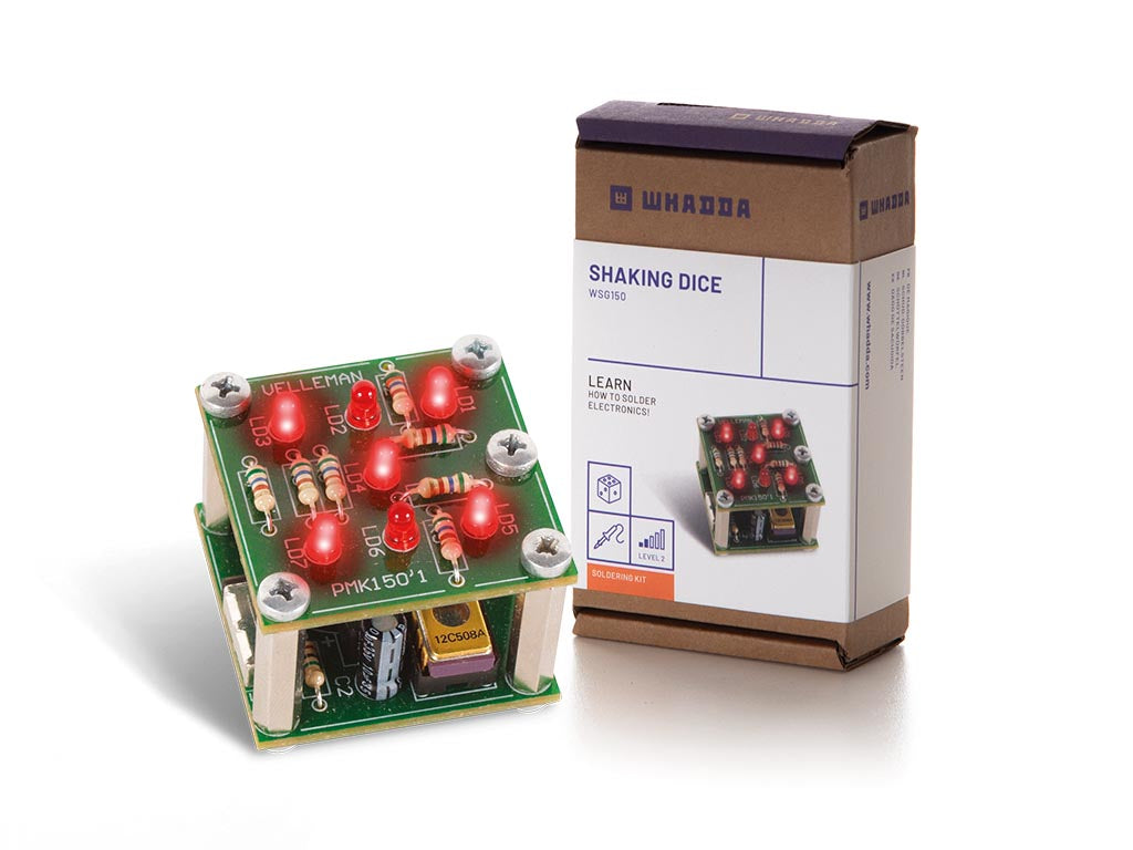 Whadda WSAK205 Lötkit Chamäleon - Elektronik Bausatz Mit LED Lichteffekten Für Maker