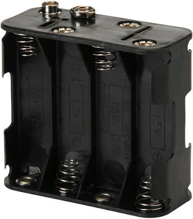 "AA" Battery Holder, Holds 8 "AA" Batteries