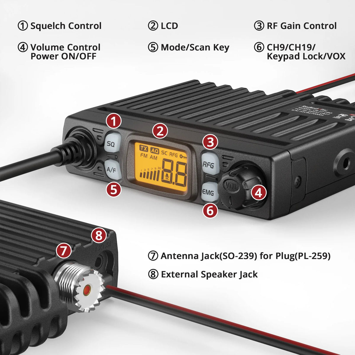 Cb Pro Radioddity CB-27 Pro CB Radio | TekShack