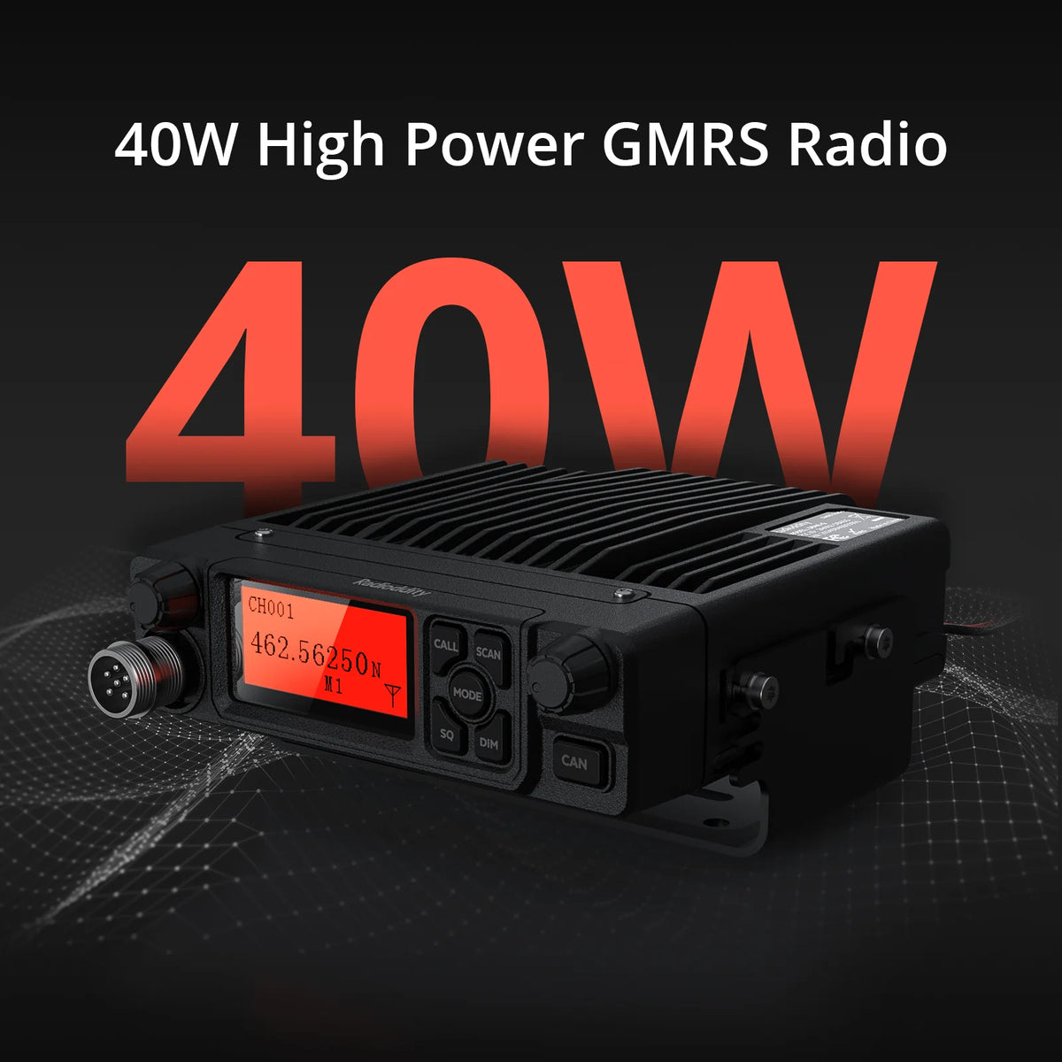 Radioddity DB40-G GMRS Mobile Radio