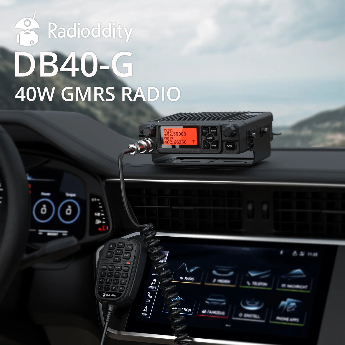 Radioddity DB40-G GMRS Mobile Radio