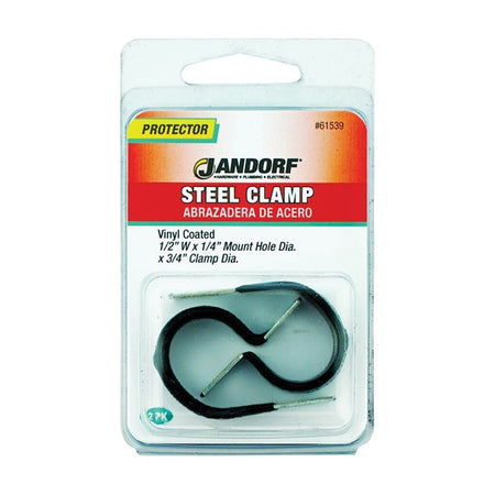JANDORF CLAMP Steel Vinyl Coat 2 PK 61539
