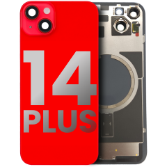 Back Glass With Steel Plate With MagSafe Magnet Pre-Installed - iPhone 14 Plus