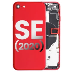 Back Housing W/ Small Components Pre-Installed - iPhone SE (2020)