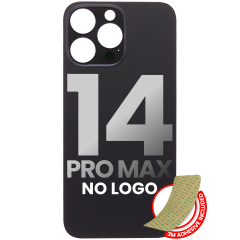 Back Glass With 3M Adhesive - iPhone 14 Pro Max