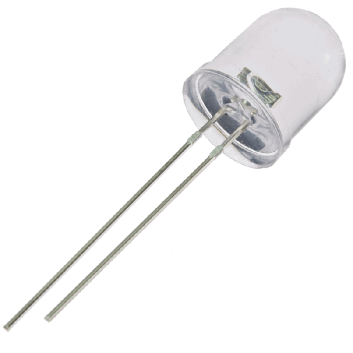 Ultra high brightness 10mm white LED