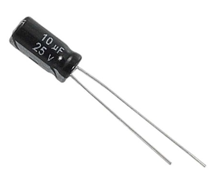 (3Pcs) 10uF 25V Radial Capacitor