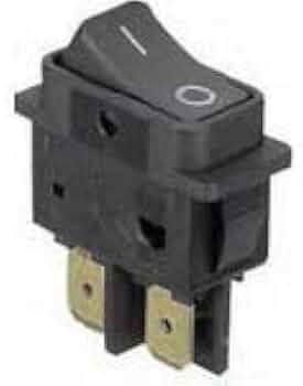 DPST Rocker Switch – 16A 250V Heavy-Duty On/Off Switch