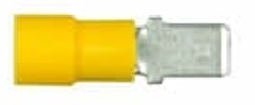 12-10 AWG (MALE) YELLOW Spade Wire Connector