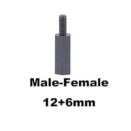 M2.5 Nylon Hex Standoffs Spacers Screws Nuts Flat washer