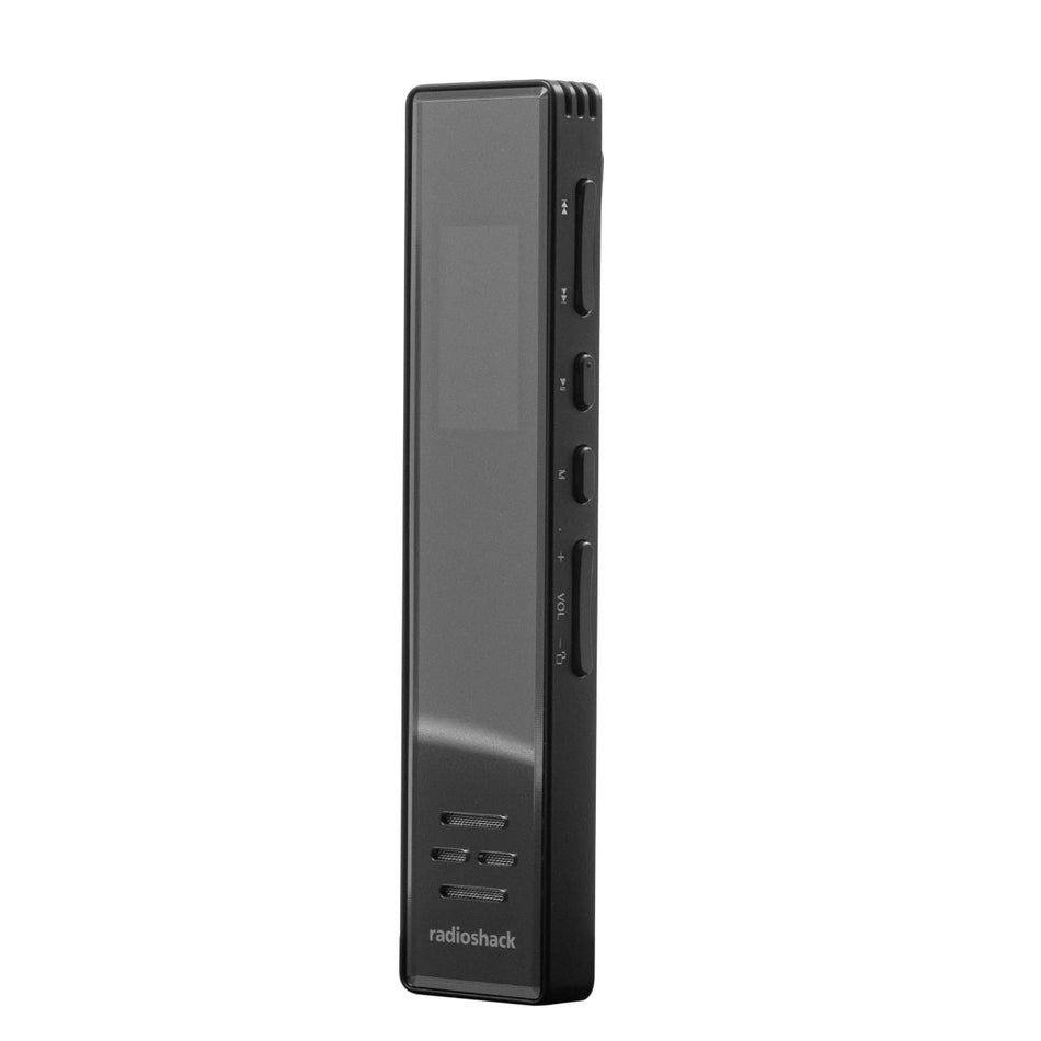 RadioShack Slim Voice Recorder 8GB – Ultra-Portable Digital Audio Recorder