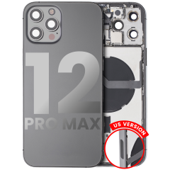 Back Housing W/ Small Components Pre-Installed - iPhone 12 Pro Max