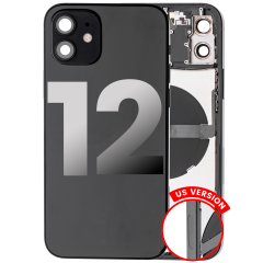 Back Housing W/ Small Components Pre-Installed - iPhone 12
