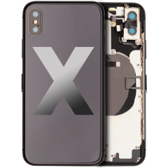 Back Housing W/ Small Components Pre-Installed - iPhone X