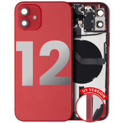 Back Housing W/ Small Components Pre-Installed - iPhone 12