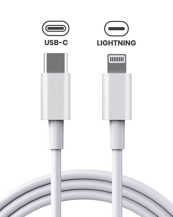 USB-C to Lightning Cable (3ft.) For iPhone / iPad (OEM Grade A)