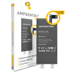 Replacement Battery Core with Universal Tag-On Flex - iPhone 12 Mini