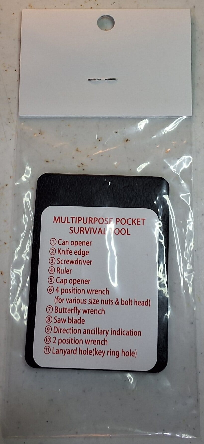 Multipurpose Pocket Survival Tool