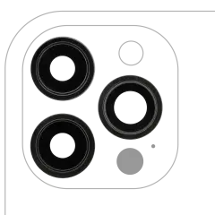 Back Camera Lens With Bracket & Bezel - iPhone 12 Pro Max