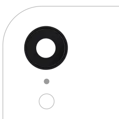 Back Camera Lens With Bracket & Bezel - iPhone XR