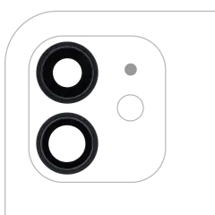 Back Camera Lens With Bracket & Bezel - iPhone 12| iPhone 12 Mini