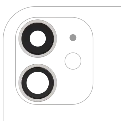 Back Camera Lens With Bracket & Bezel - iPhone 11