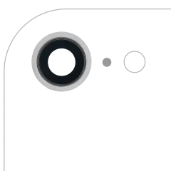 Back Camera Lens With Bracket & Bezel - iPhone 8| iPhone SE (2020)| iPhone SE (2022)