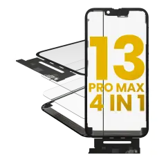 4 in 1 Short Flex (Digitizer Touch With Glass + OCA + Frame Pre-installed) - iPhone 13 Pro Max