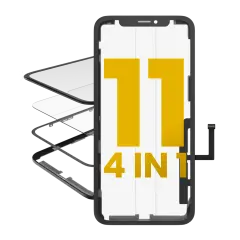 4 in 1 (Glass With OCA Pre-Installed + Frame + Digitizer ) - iPhone 11