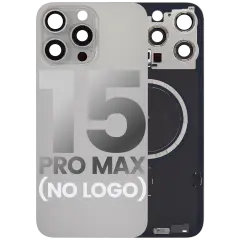 Back Glass With Steel Plate With MagSafe Magnet Pre-Installed - iPhone 15 Pro Max