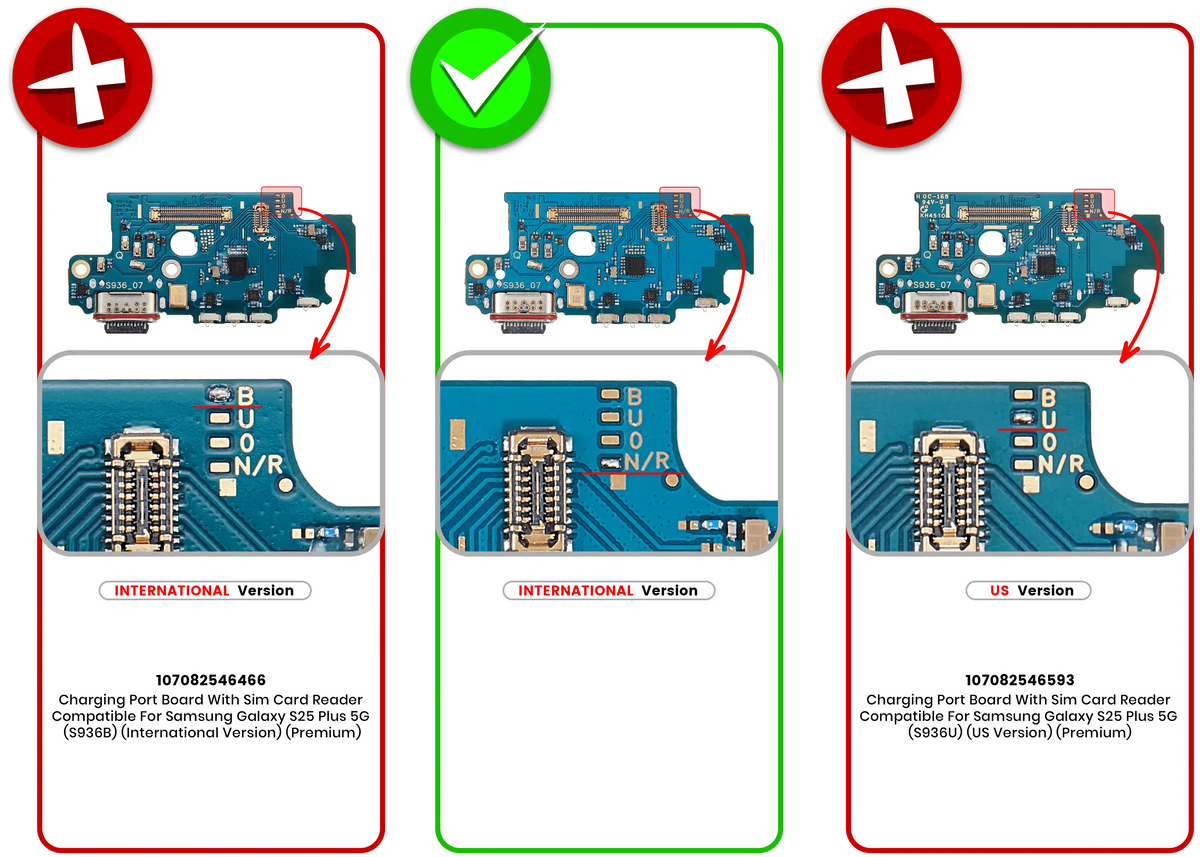 Samsung A01 Charging Port Board - SIM Card Reader Combo