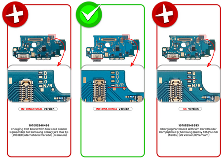 Samsung A01 Charging Port Board - SIM Card Reader Combo