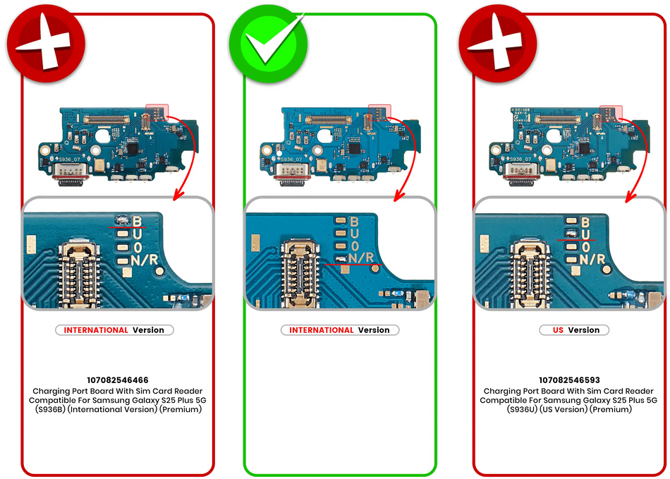 Charging Port Board With Sim Card Reader - A01 (A015 / 2020)