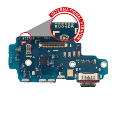 Charging Port Board With Sim Card Reader - Galaxy S24 Ultra 5G