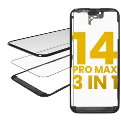 3 in 1 (Glass With OCA Pre-Installed + Frame) - iPhone 14 Pro Max