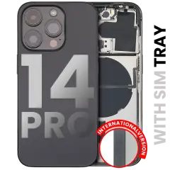 Back Housing W/ Small Pre-Installed - iPhone 14 Pro