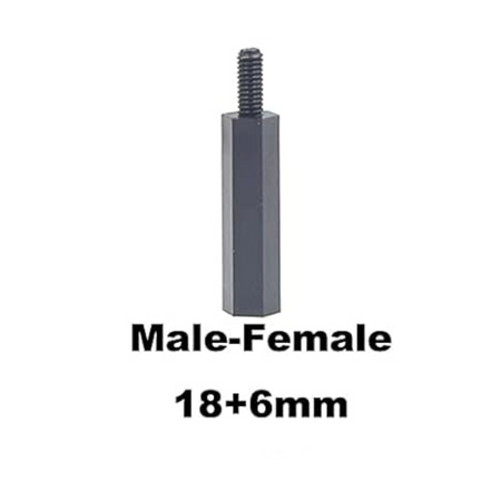 M2.5 Nylon Hex Standoffs Spacers Screws Nuts Flat washer