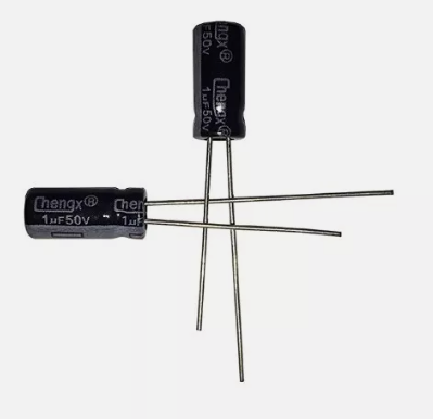 1uF 50V Radial Capacitor (3Pcs)