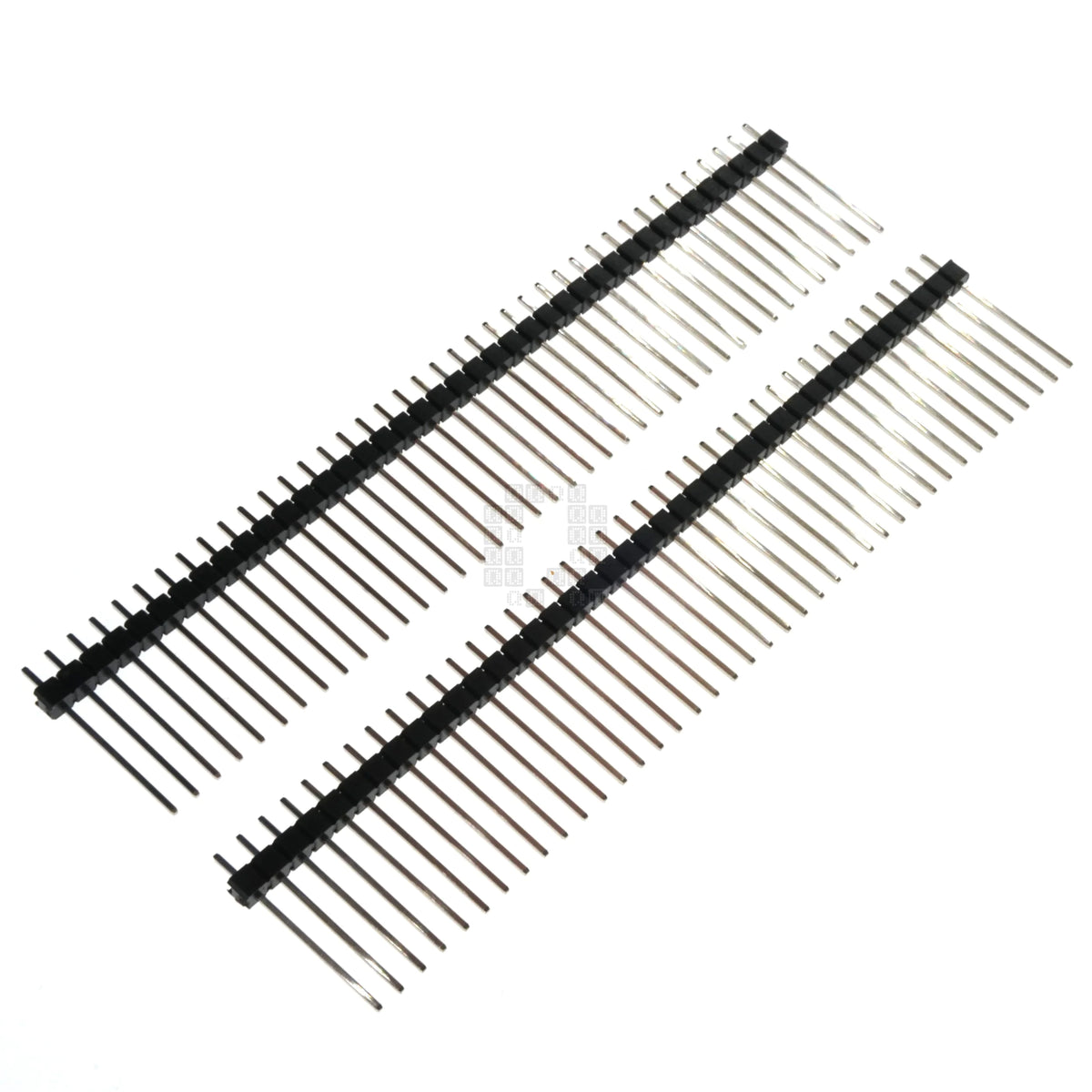 40-Pin Male Header Connector 2.54mm Pitch Single Row (2-Pack)