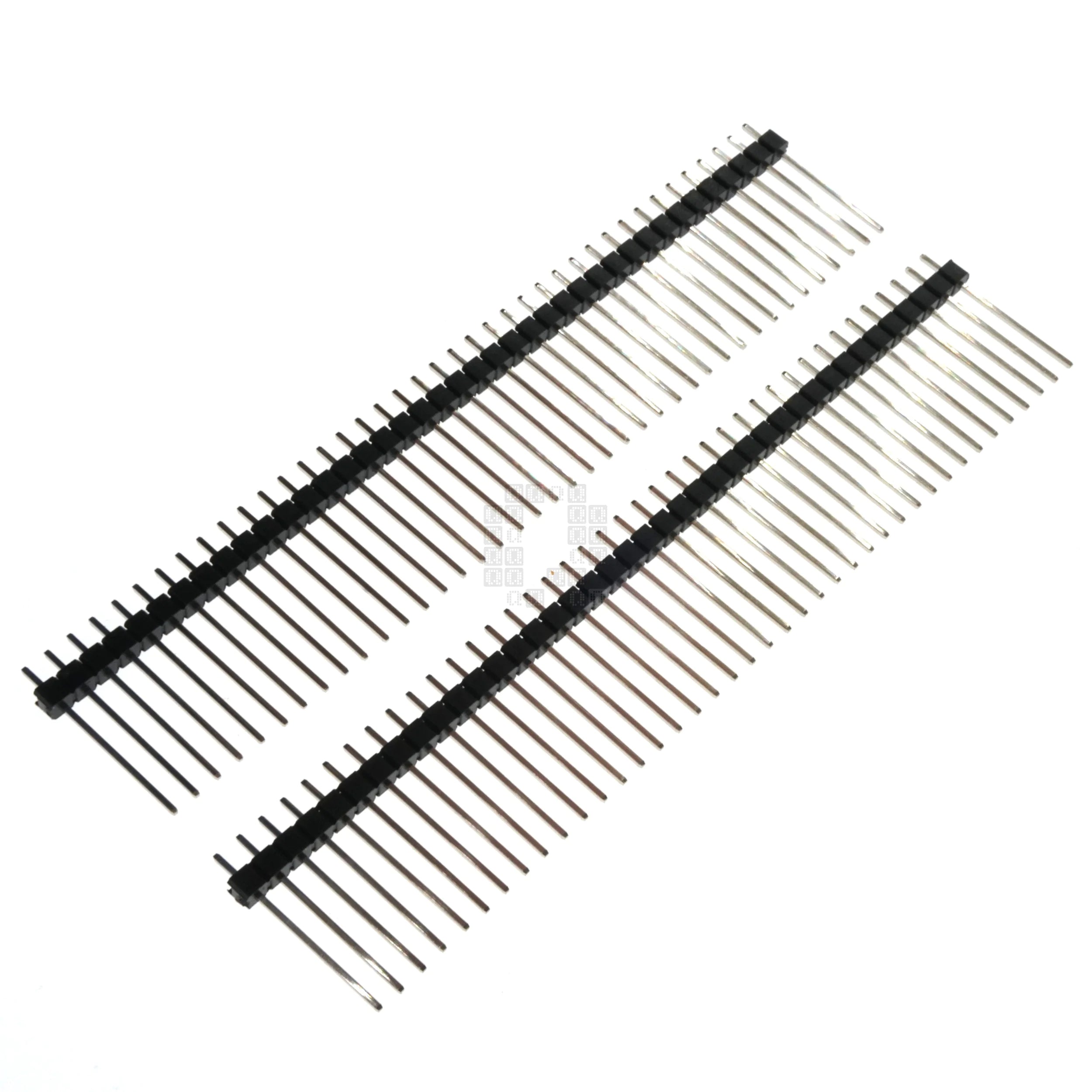 40-Pin Male Header Connector 2.54mm Pitch Single Row (2-Pack)