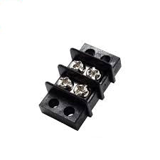 2- Position, Dual-row Barrier Strip 15A, 110V 274-656