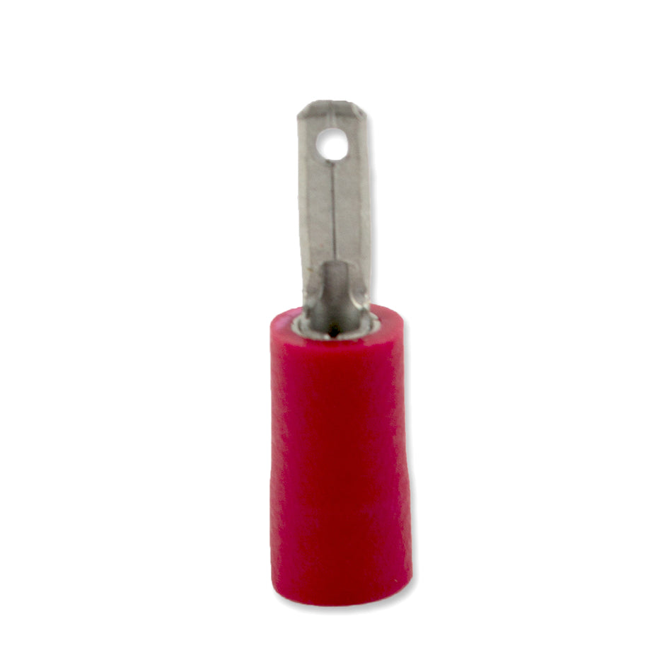 22-16 AWG 2.8MM (MALE) RED Spade Wire Connector