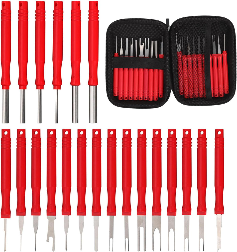 21pcs red terminal removal tool kit for car