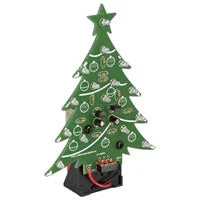 Blue LED Christmas Tree Kit – Blinking LEDs with On/Off Switch